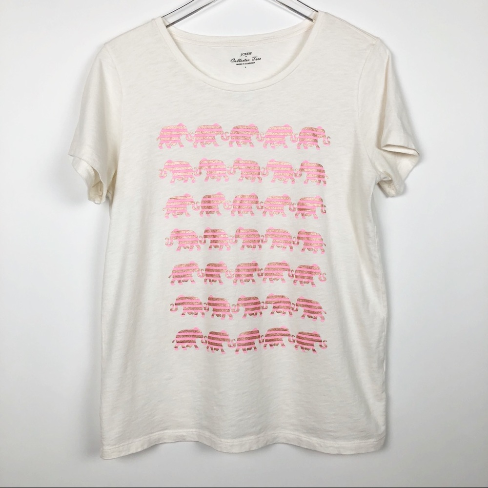 J. Crew Striped Collector T-Shirt